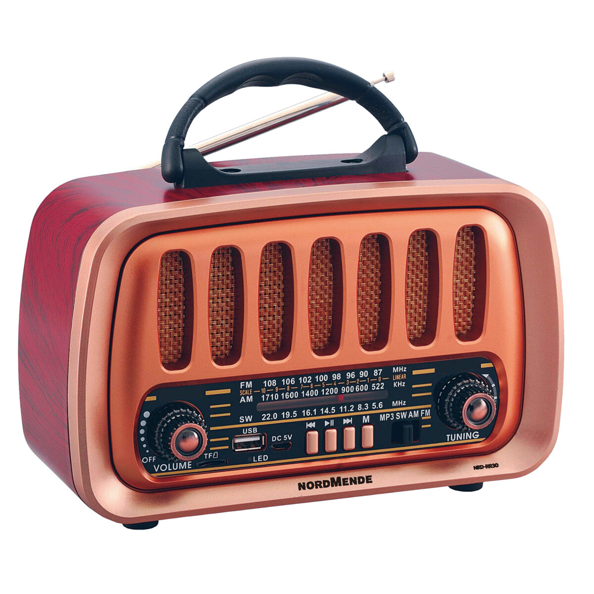 RADIO NORDMENDE BT AM FM USB MODELO NRD-RR30 