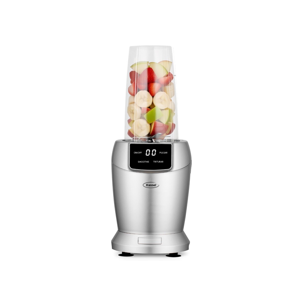 Licuadora Trituradora Digital Kassel KS-LDINOX25 1000W - GRIS 