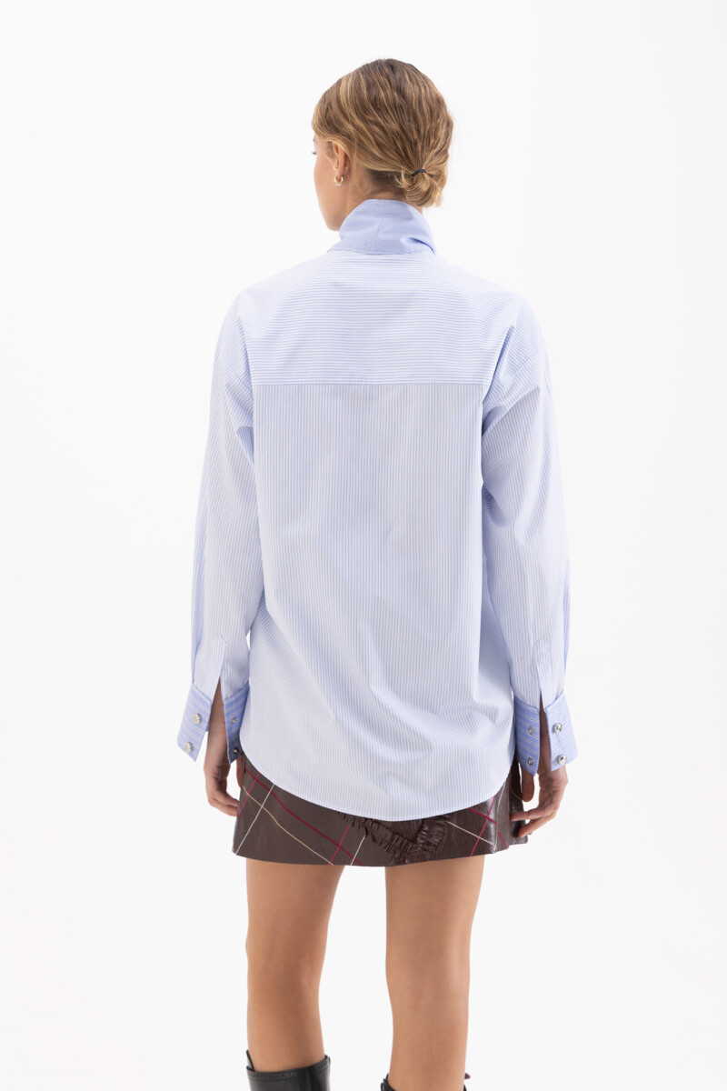 CAMISA LOUISE Celeste