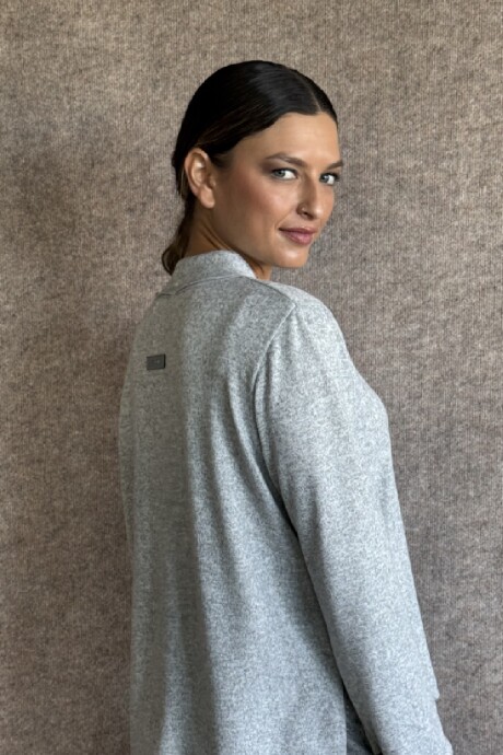 Remera Bremen Lanilla Gris melange