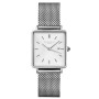 Reloj ROSEFIELD QWSS-Q02 The Boxy Acero Plata 0