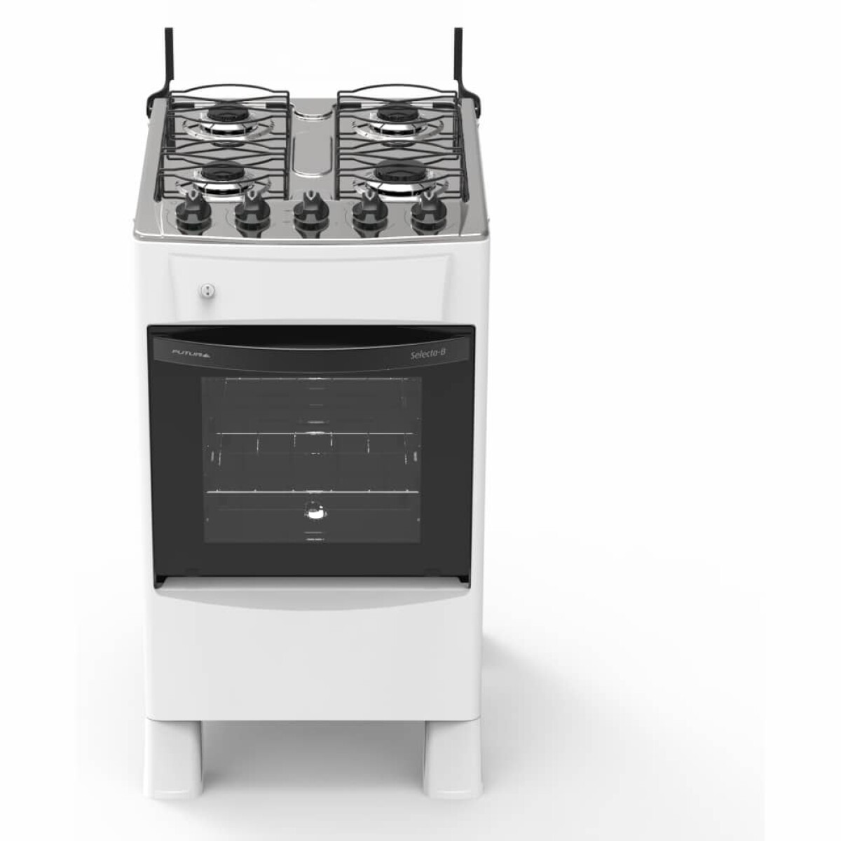 Cocina a supergas Futura Selecta Blanca 