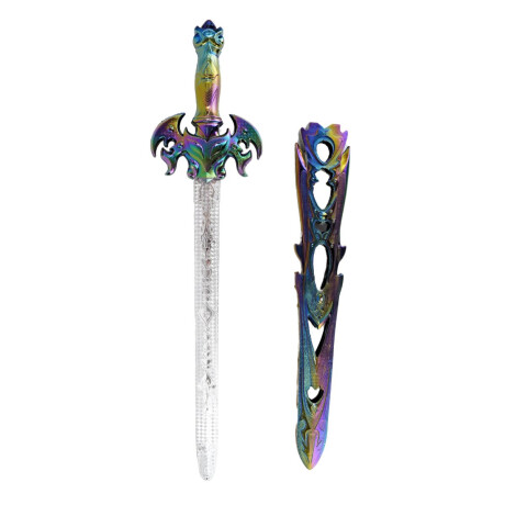 Espada con vaina tornasolada Espada con vaina tornasolada
