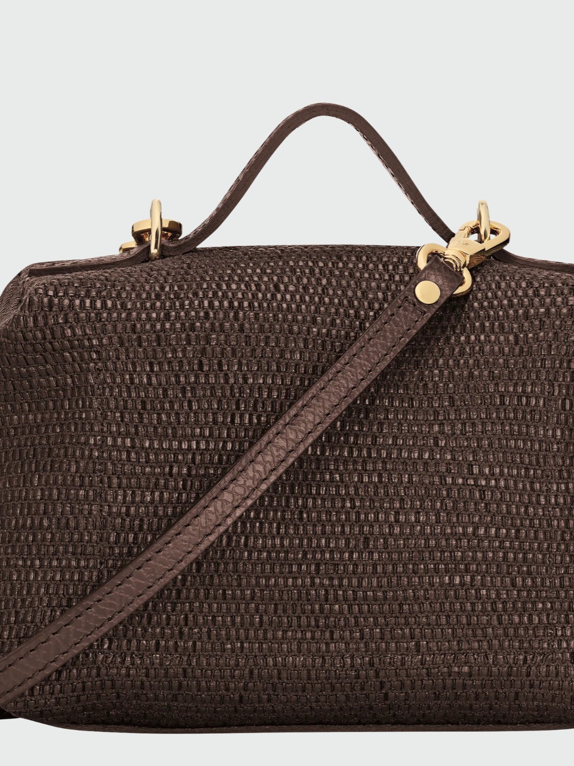 LONGCHAMP - LE PANIER PLIAGE, CARTERA CROSSBODY XS Negro Estampado