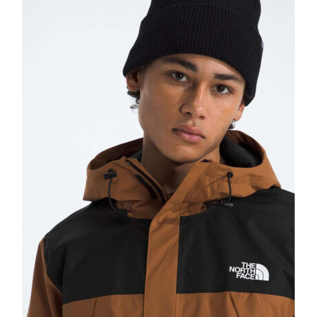 Campera Impermeable Antora hombre Burnt Umber/tnf Black