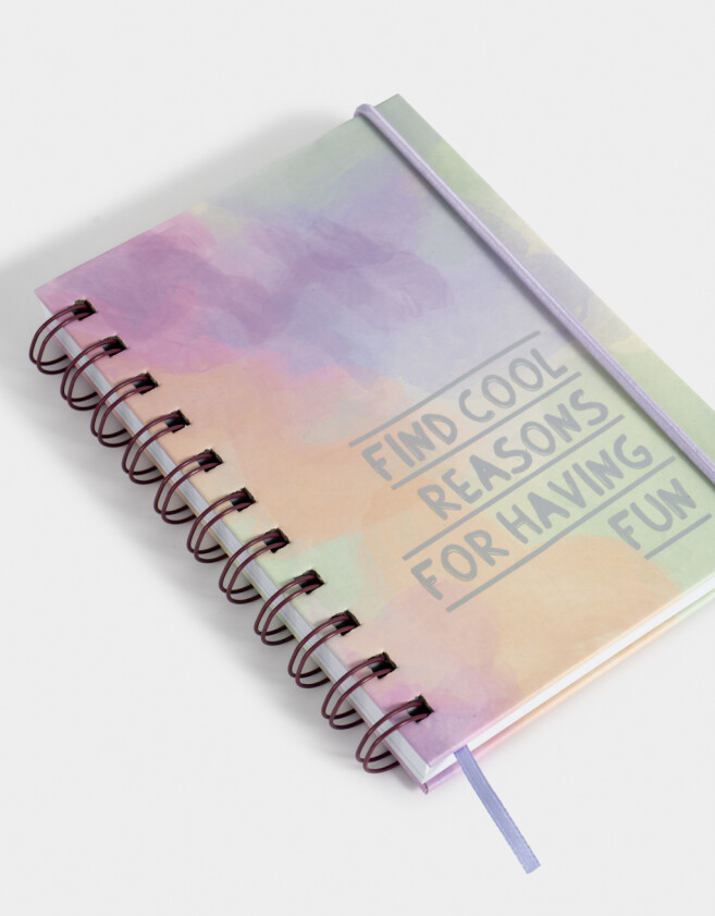 Anotadores Cuadernos y Memos Estampados Cuaderno A6 Tapa Dura Holográfico - Combinacion Multicolor