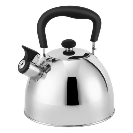Caldera Pava Silbadora 2.5Lt en Acero Inoxidable Cuori Emma Plateado
