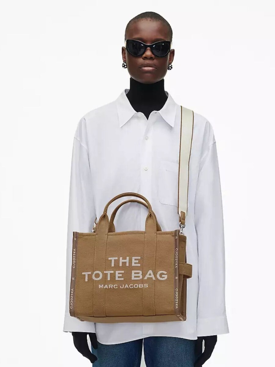 Marc Jacobs - The Tote Bag, mediano tejido - Camel 