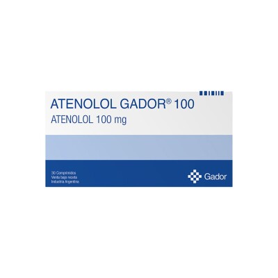 Atenolol 100 Mg 30 Comp. Atenolol 100 Mg 30 Comp.