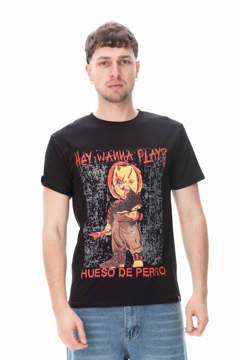 Remera Chuky Negro