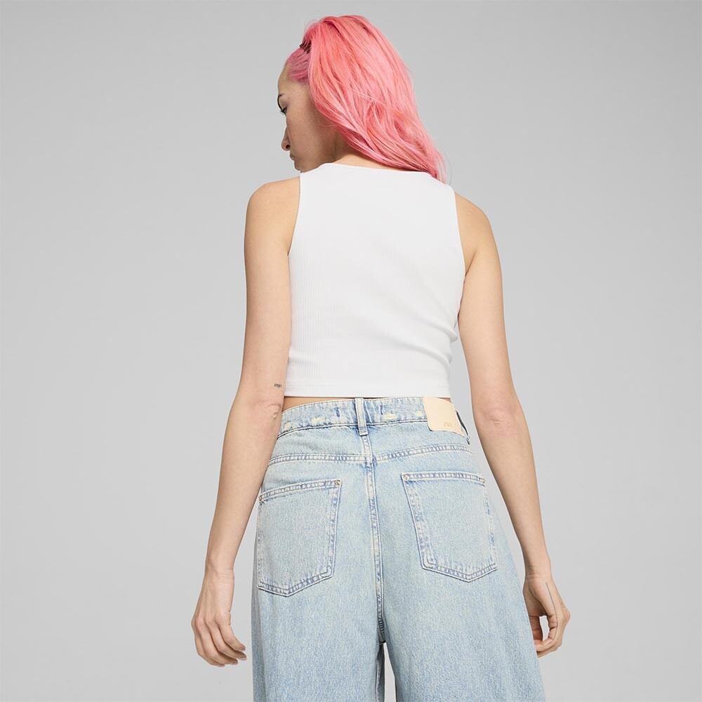 Classics Ribbed - Mujer White