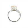 Anillo Punto-Plata 925-Con Cuarzo Rosa -AN4657 conpiedra