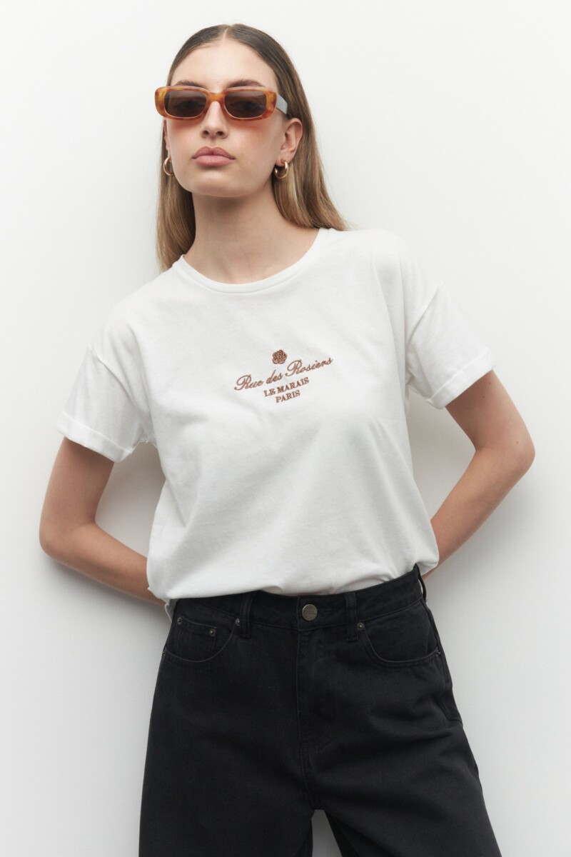 REMERA LE MARAIS Blanco