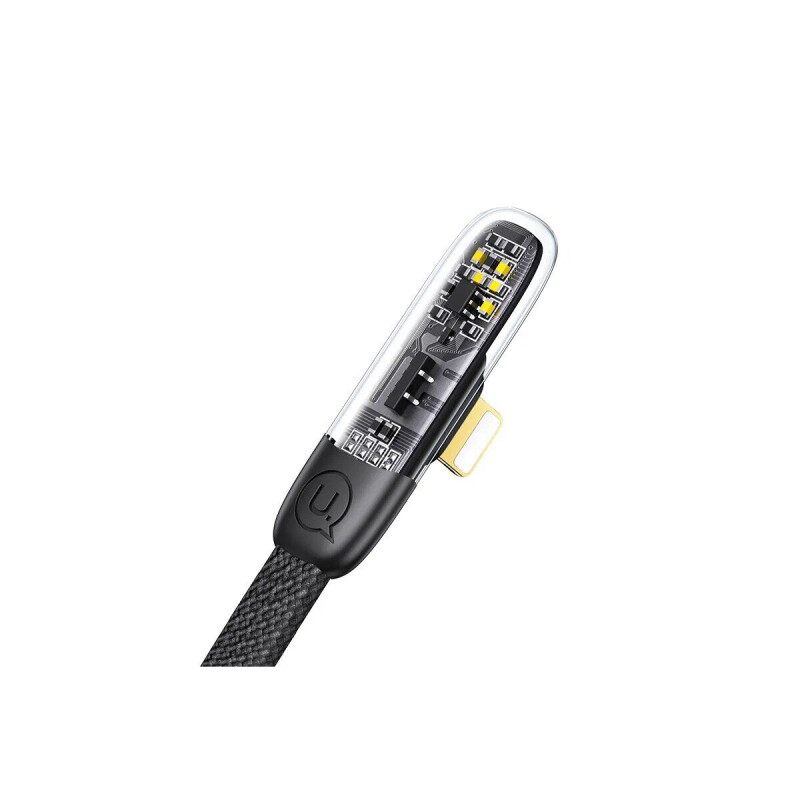 Cable Usams Tipo-C a Lightning ángulo recto 20W Cable Usams Tipo-c A Lightning ángulo Recto 20w