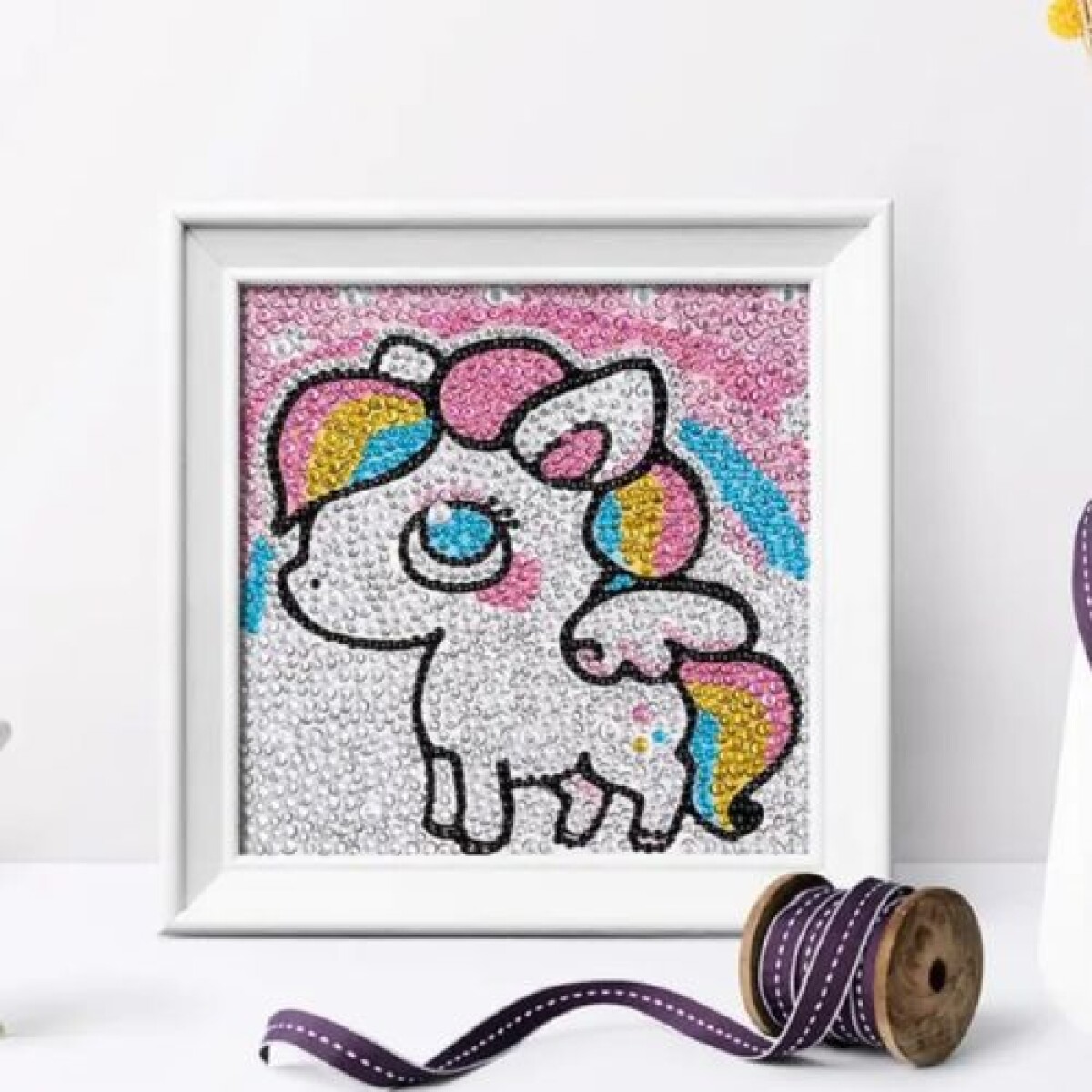 Diamonds Cuadritos - Unicornio 