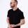 Remera cloque lisa negro
