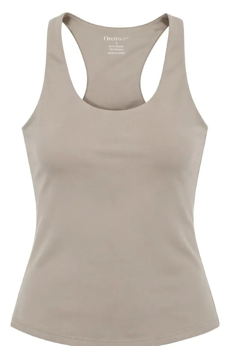 Musculosa Deportiva Oreiro Beige