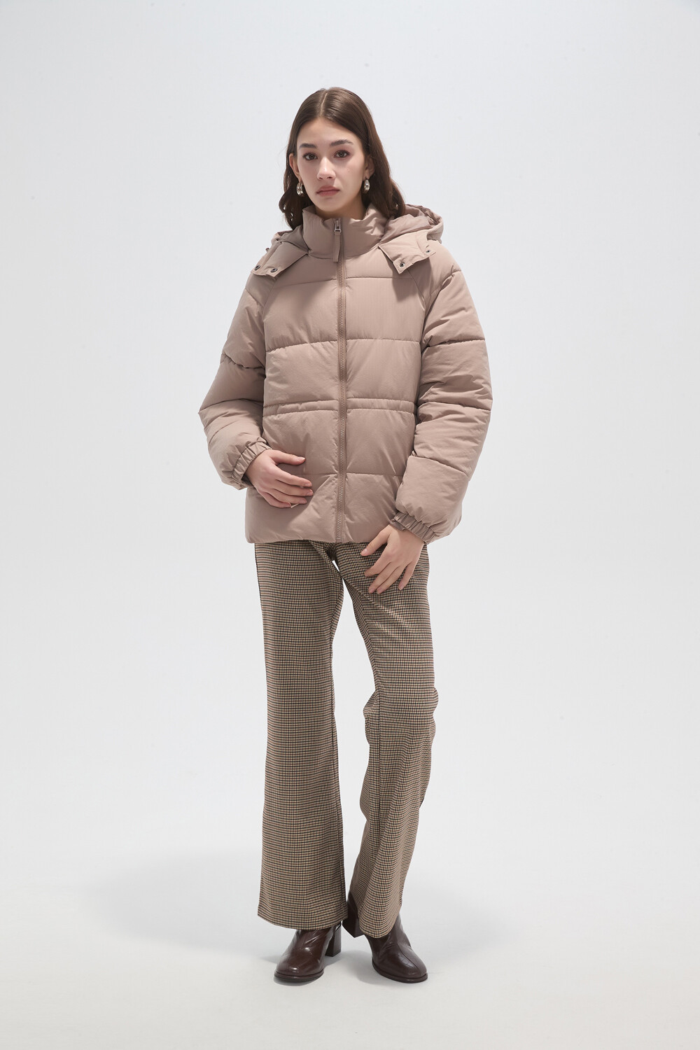 Campera Calda Taupe Claro