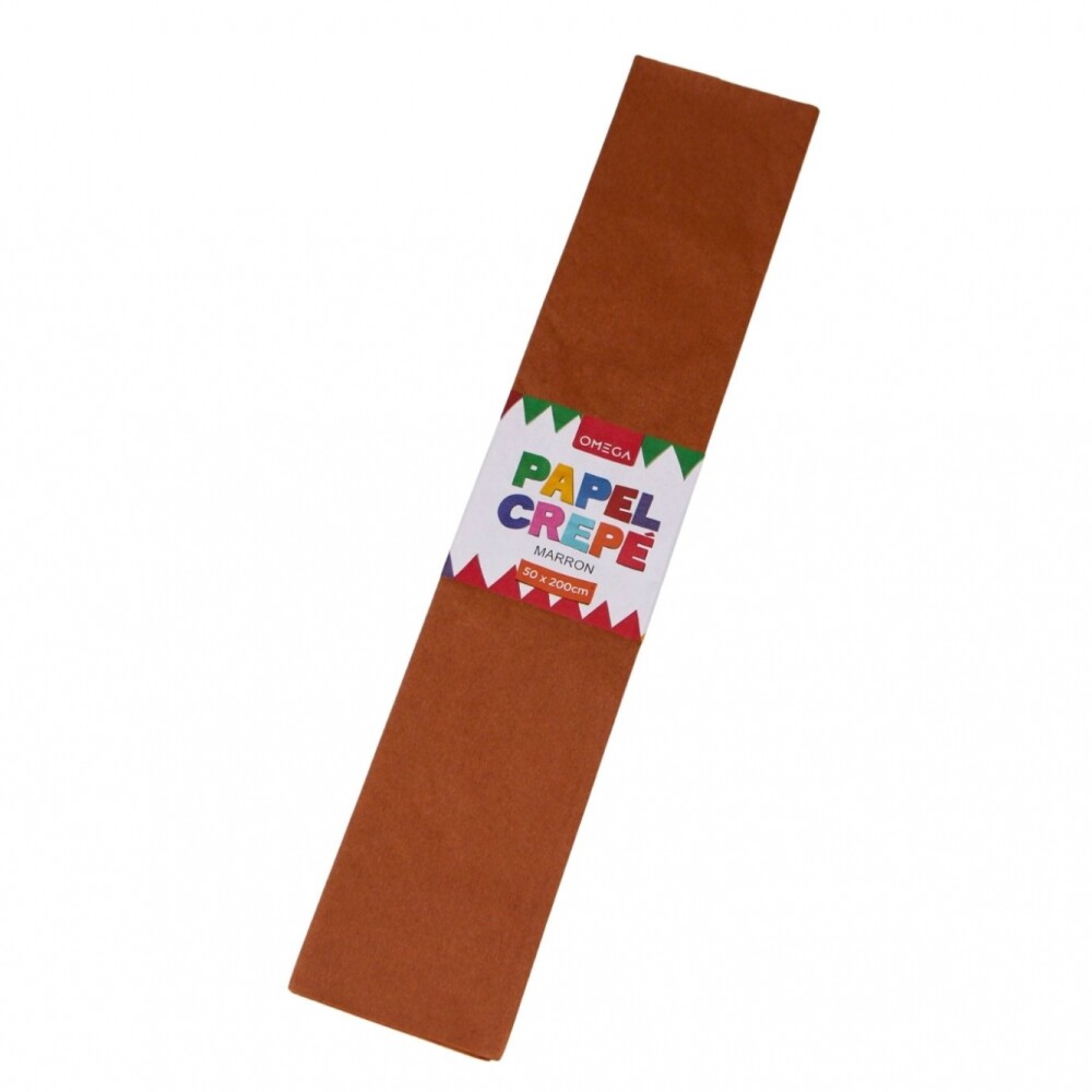 PAPEL CREPE 2MTS.X0.50 COLOR MARRÓN