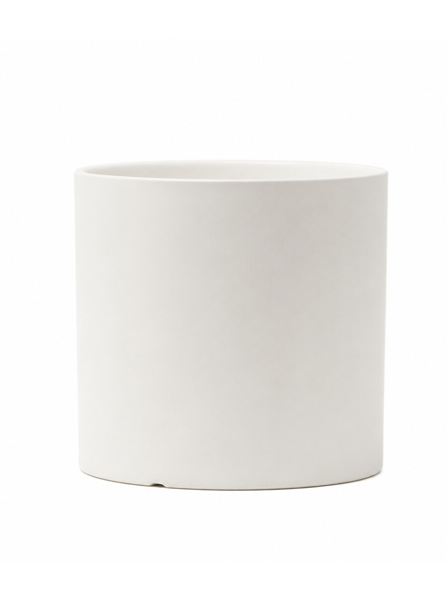 MACETA BLANCA CERÁMICA MINIMALISTA MACETA BLANCA CERÁMICA MINIMALISTA