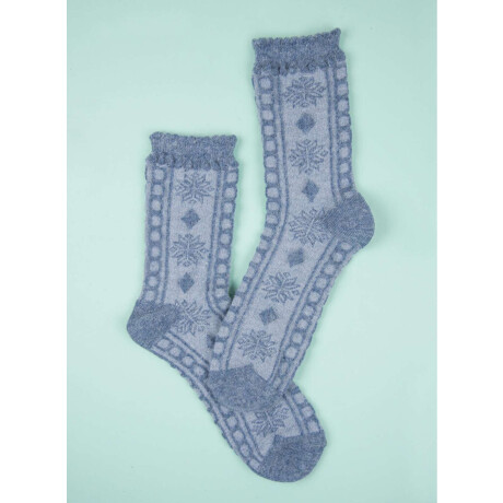 Medias de abrigo jacquard con angora Surtido
