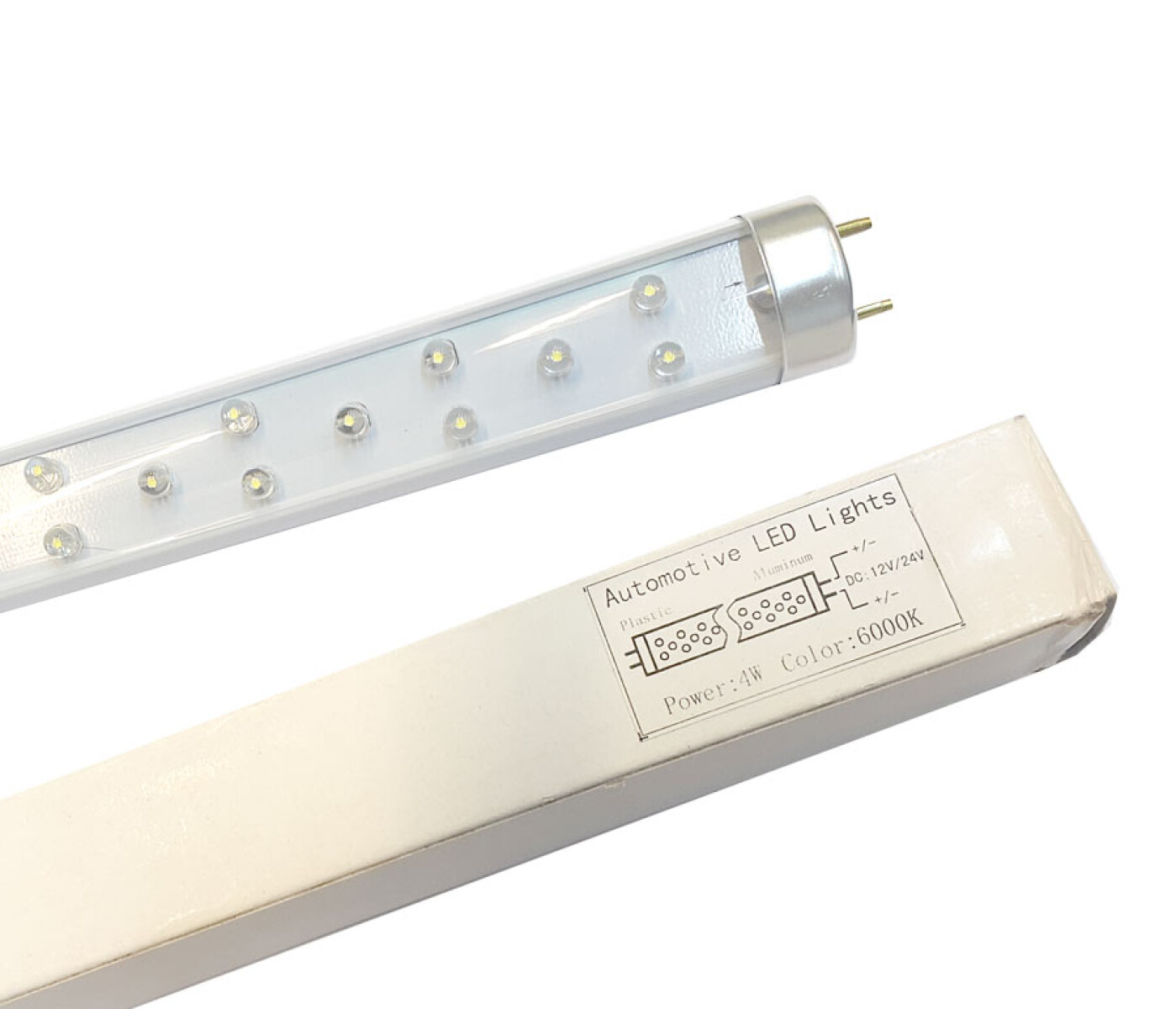 CAMPING - TUBO LUZ 12-24V 54 LEDS L=60CM 6000K - 