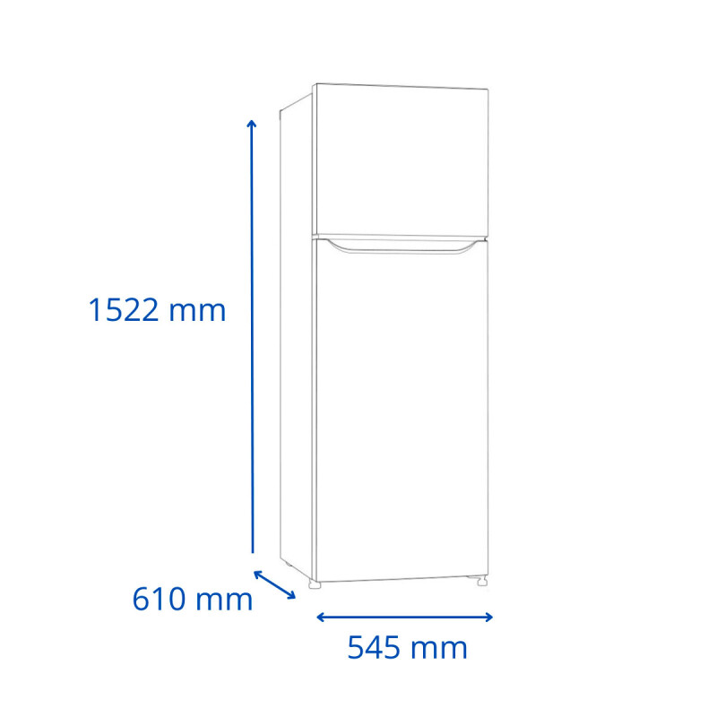 REFRIGERADOR JAMES RJ 275 Blanca Inverter 236L N/A