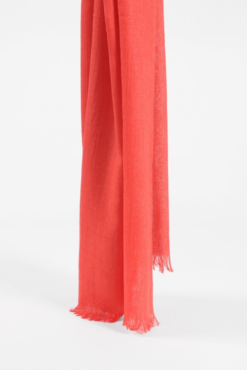 Pashmina lisa rojo