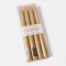 Pack de velas metalizadas lisas 4 unidades Dorado