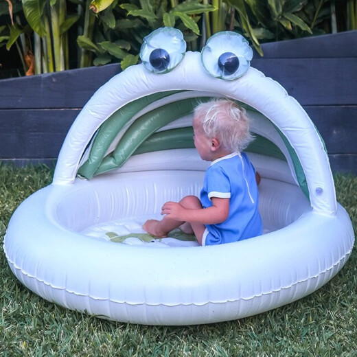 Inflable bebes con techo UPF+ Sunnylife-Croc Khaki Inflable bebes con techo UPF+ Sunnylife-Croc Khaki