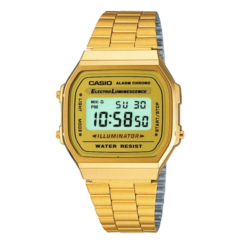 Reloj Casio Retro A168WG-9WDF unisex dorado Dorado