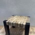 Petit Stool Lonja Trenzada Oscuro