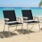 Set X 2 Sillas Master Plus Aluminio NEGRO