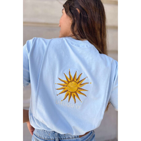 Tshirt short URU Celeste