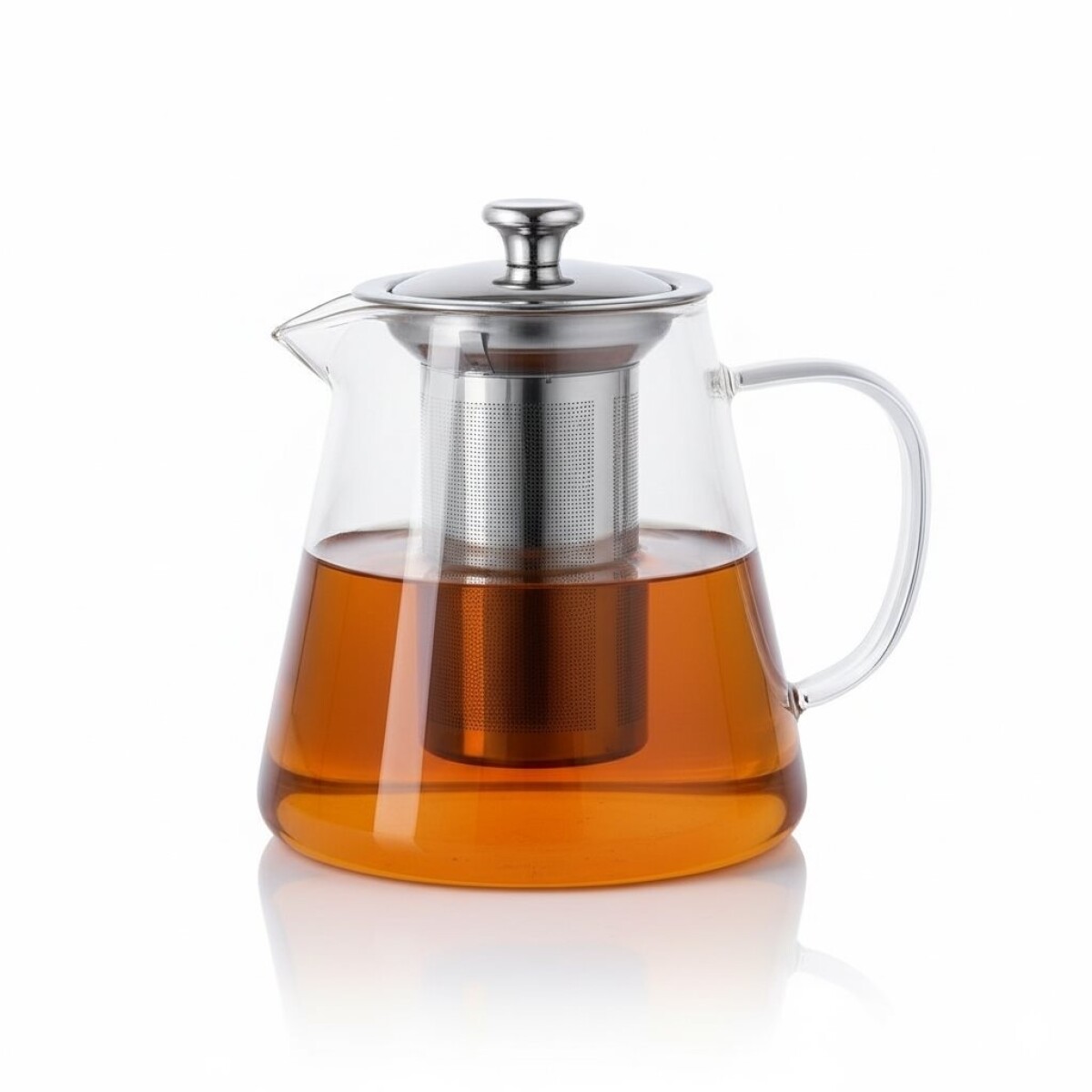 TETERA C/FILTRO AC.INOX 950ML BOROSILICATO 