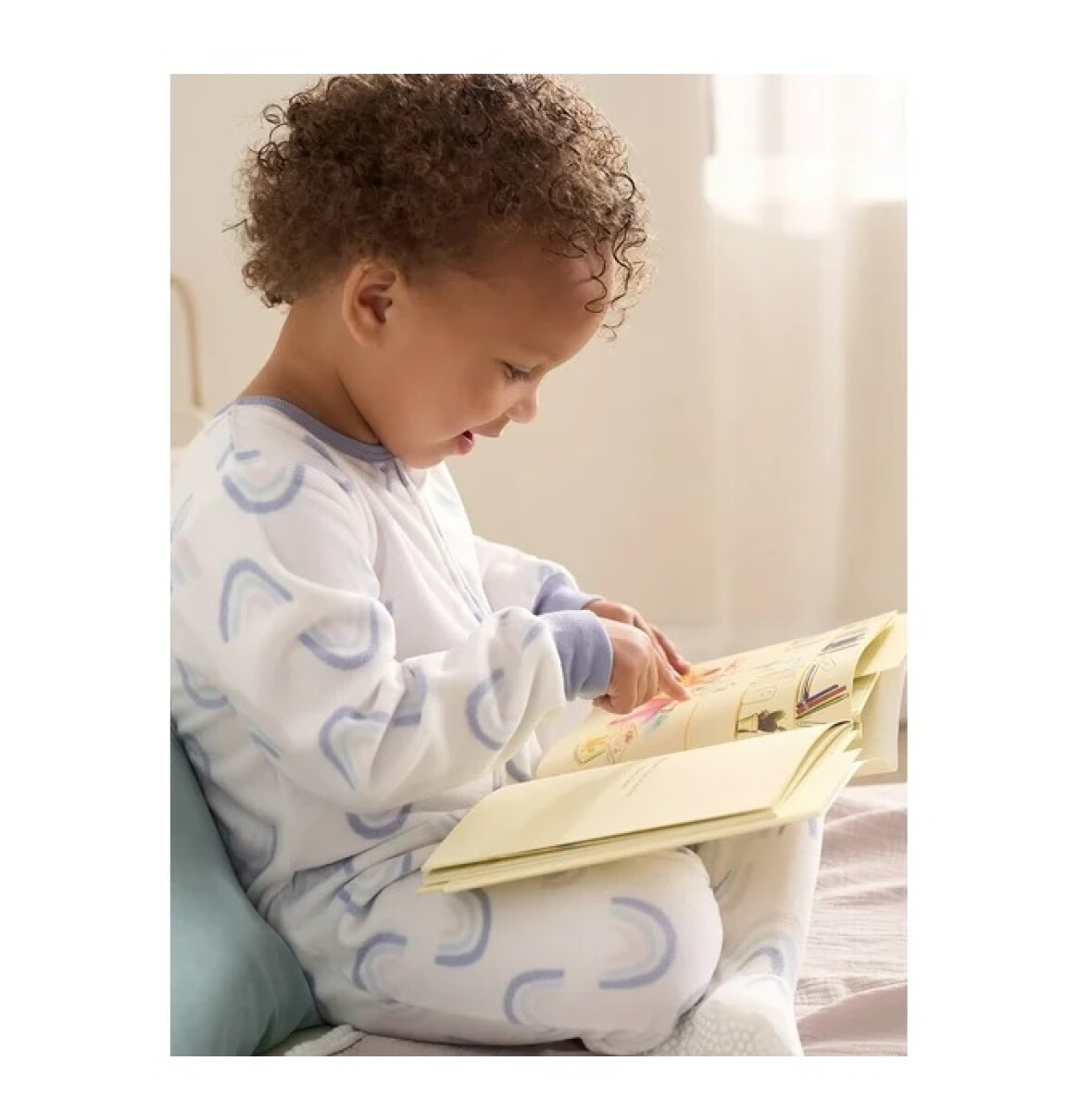 Enterito pijama polar - Blue rainbow 