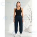Pantalón Jogging Para Dama Deportivo Talla XL-XXL Azul