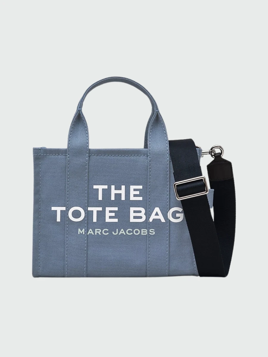Marc Jacobs- Bolso de lona, The Small Tote - Celeste 