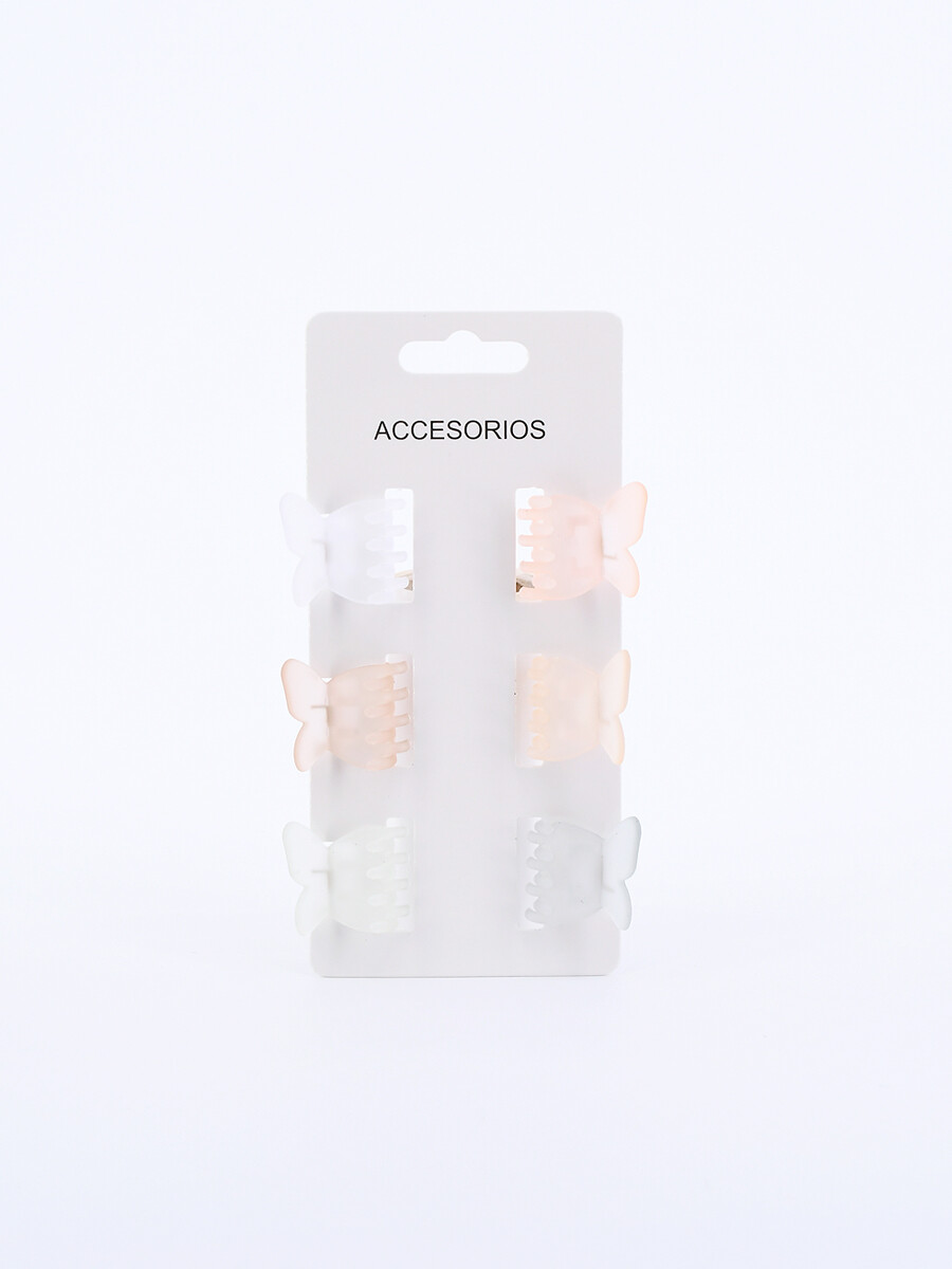 PINZAS PACK x 6 - MULTICOLOR 