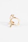 Anillo metallic dorado