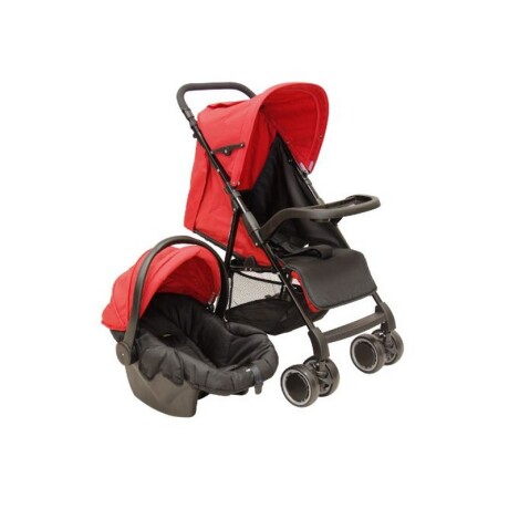 COCHE BEBESIT CON BABY SILLA. ROJO COCHE BEBESIT CON BABY SILLA. ROJO