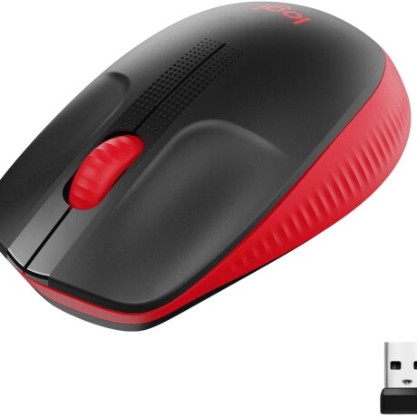 Logitech Mouse M190 Red Inalambrico Logitech Mouse M190 Red Inalambrico