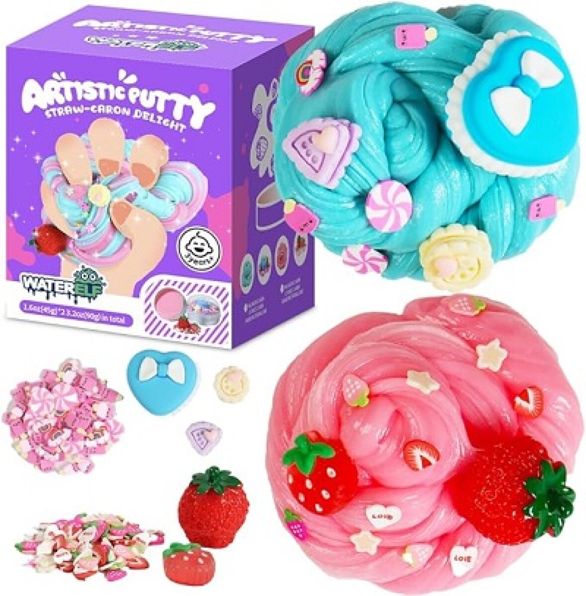 SLIME con Toppings - Straw-Caron Delight 