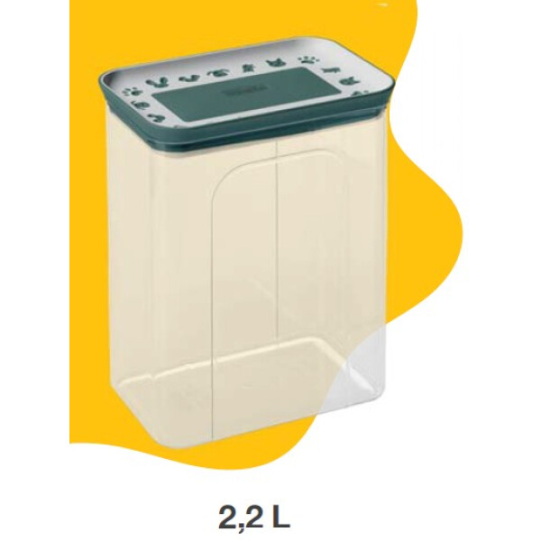 SNACKBOX RECTANGULAR PET X 2,2LT BLANCO/VERDE INGLES SNACKBOX RECTANGULAR PET X 2,2LT BLANCO/VERDE INGLES