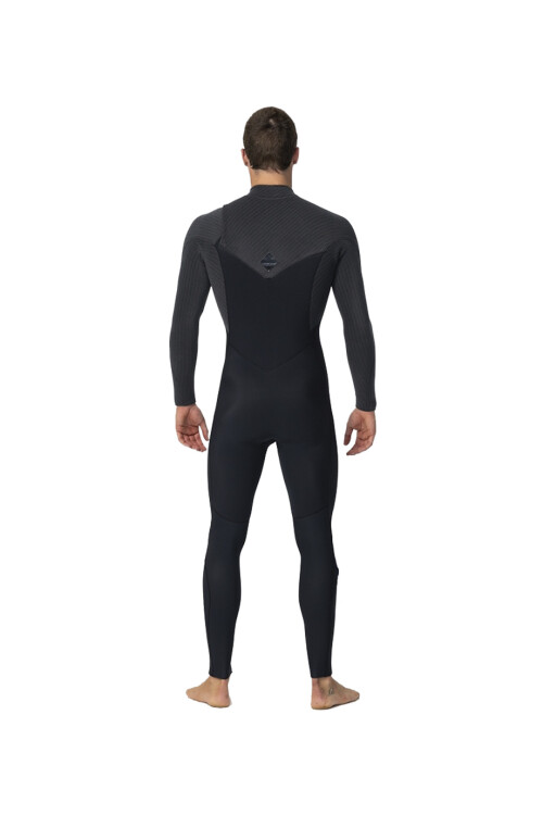 HyperFreak 4/3+mm - Chest Zip Full Wetsuit - Black Tempered Steel HyperFreak 4/3+mm - Chest Zip Full Wetsuit - Black Tempered Steel