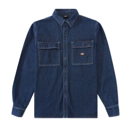 Camisa Dickies Mens Houston Denim Azul