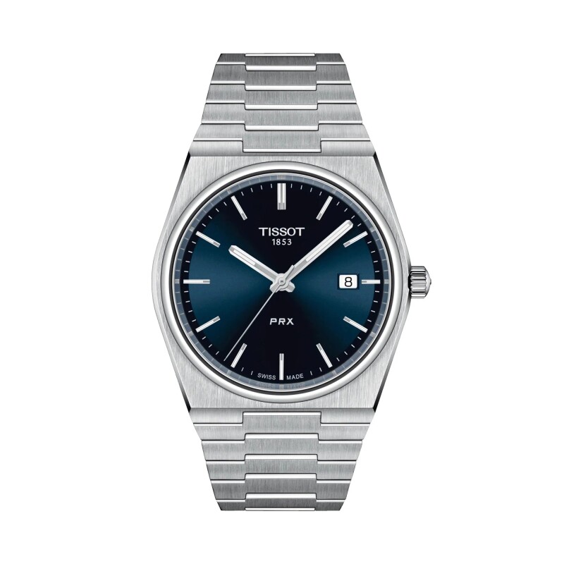Reloj Tissot PRX T1374101104100 correa acero plateado hombre Plateado