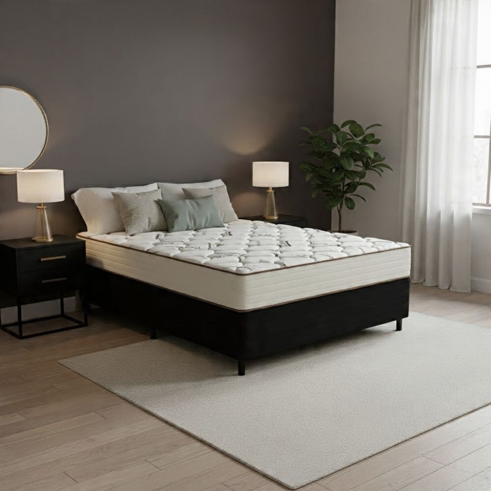 COLCHÓN 2 PLAZAS ORTOPEDICO 100% ESPUMA - ALTURA 25 CM COLCHÓN 2 PLAZAS ORTOPEDICO 100% ESPUMA - ALTURA 25 CM