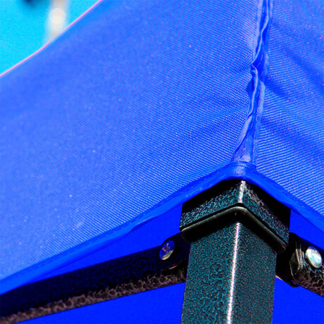 Gazebo 2x2mt Toldo Carpa Uv30 Impermeable Resistente Azul
