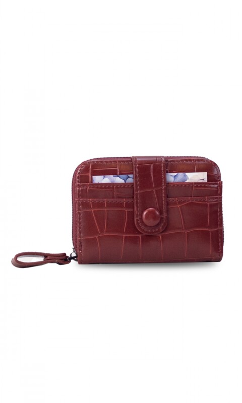 TARJETERO IRINA CROCO BORDEAUX